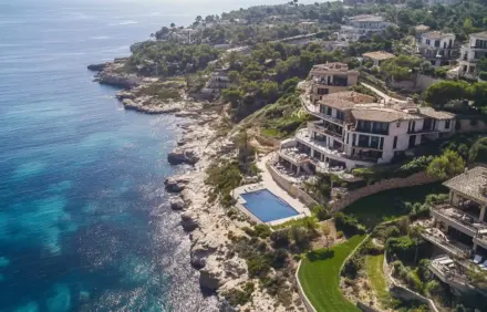 Luxusvillen mit direktem Meerzugang & Privatstrand auf Mallorca